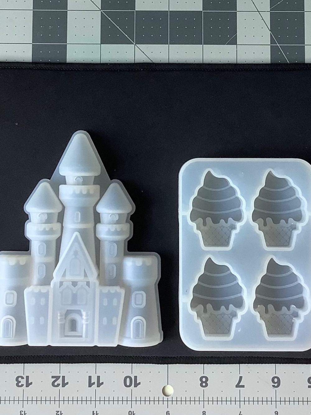 Silicone Mold Cake Decoration Fondant Chocolate 3D Food Grade Tools, 2 pcs.